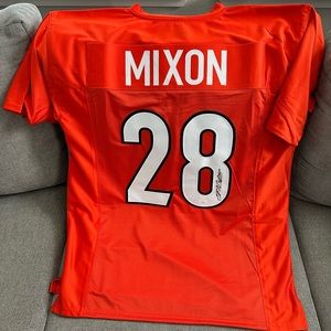 Joe Mixon Signed Custom Jersey JSA Authenticated
